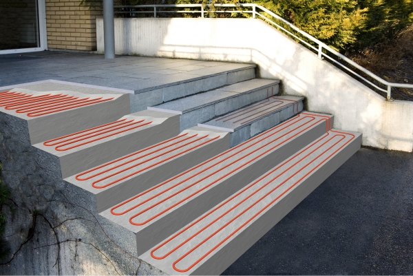 В парке Зеленограда устанавливают систему обогрева ступеней