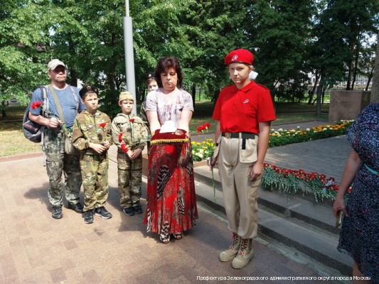 Акция «Горсть памяти» прошла в Крюково