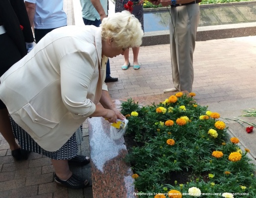 Акция «Горсть памяти» прошла в Крюково