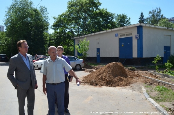 Префект Зеленограда Анатолий Смирнов совершил очередной обход объектов благоустройства
