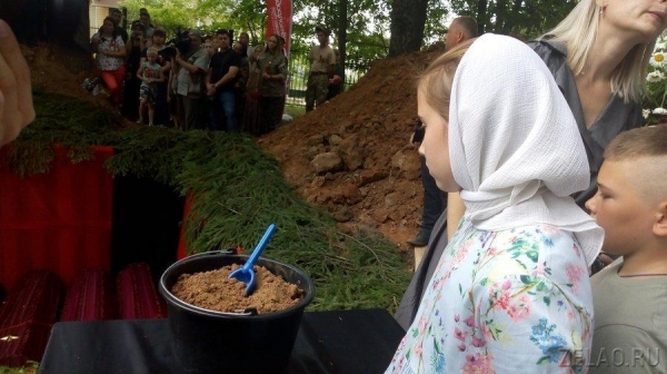 Под Зеленоградом перезахоронили 434 советских воина