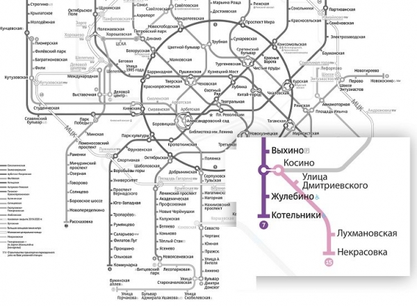 Некрасовская линия метро разгрузила станцию «Выхино» на 20%