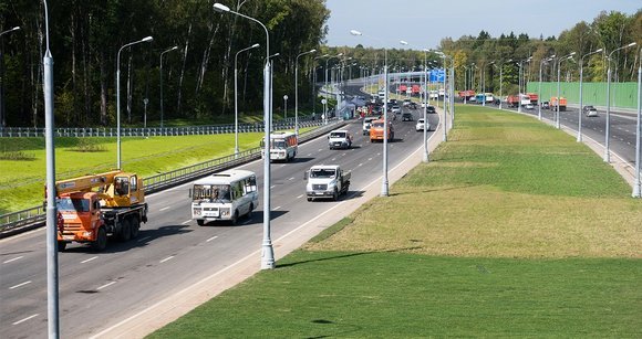 Собянин открыл второй участок одной из главных магистралей Новой Москвы