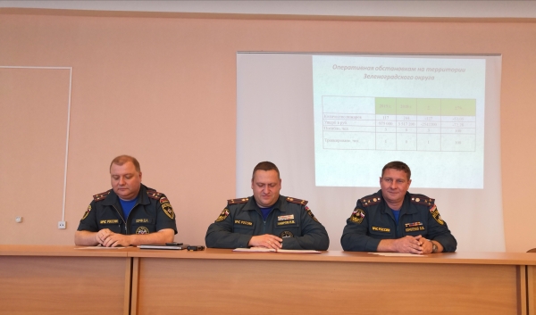 В пожарно-спасательном гарнизоне Зеленоградского АО подведены итоги за 1 полугодие