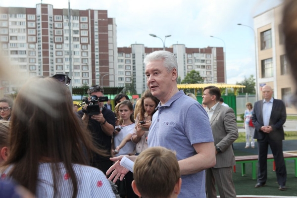 Сергей Собянин открыл совмещенную школу-детский сад в Зеленограде