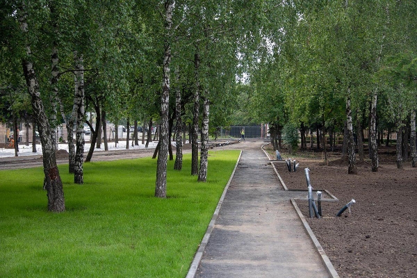 Благоустройство парка у Нижнего Каменского завершены