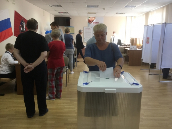 В зеленоградской больнице работает временный избирательный участок