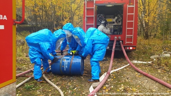 В Зеленограде  прошли тактико-специальные учения 