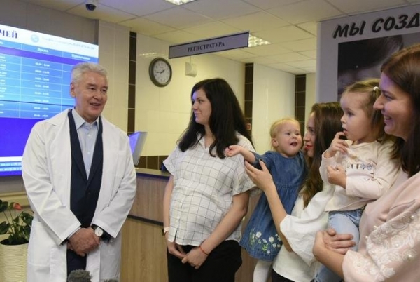 Собянин открыл Центр здоровья семьи при ГКБ им. Плетнева