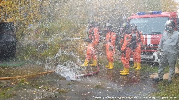В Зеленограде  прошли тактико-специальные учения 
