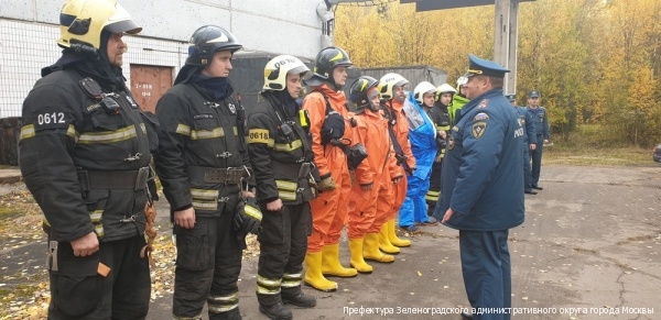 В Зеленограде  прошли тактико-специальные учения 