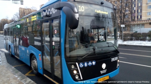 В Зеленограде начали курсировать новые автобусы