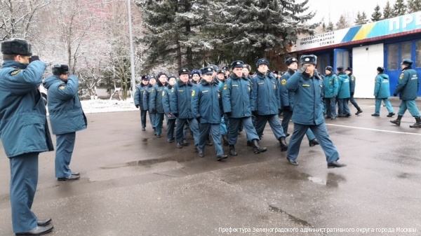 Зеленоградские сотрудники МЧС готовы к зиме 