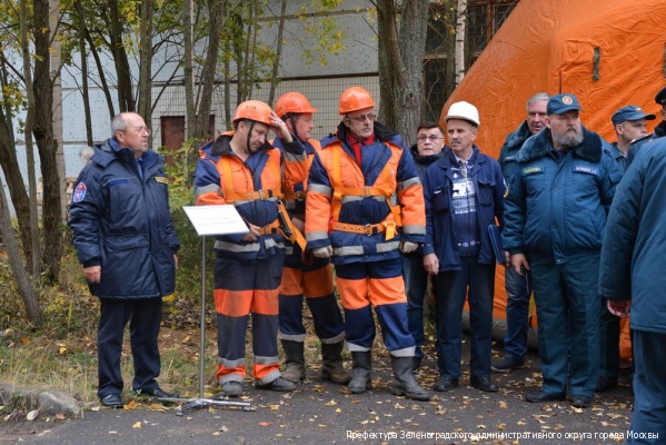 В Зеленограде закончился второй этап Всероссийской тренировки по гражданской обороне