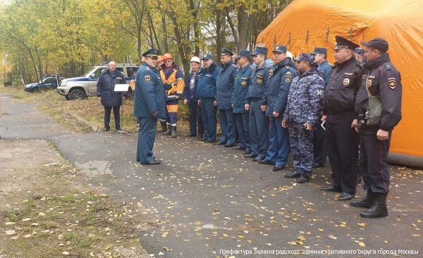 В Зеленограде  прошли тактико-специальные учения 