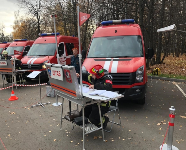 В Апаринках прошел второй этап конкурса «Лучшая служба пожаротушения»