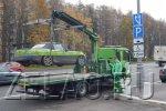 В Зеленограде началась эвакуация автомобилей с пешеходной зоны Центрального проспекта
