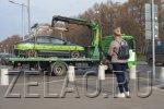 В Зеленограде началась эвакуация автомобилей с пешеходной зоны Центрального проспекта