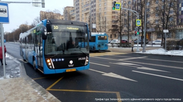 В Зеленограде начали курсировать новые автобусы