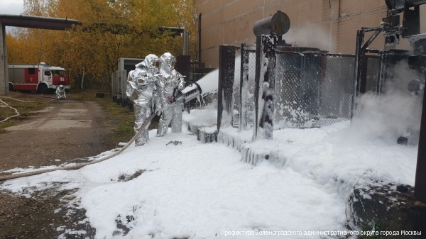 В Зеленограде  прошли тактико-специальные учения 