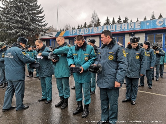 Зеленоградские сотрудники МЧС готовы к зиме 
