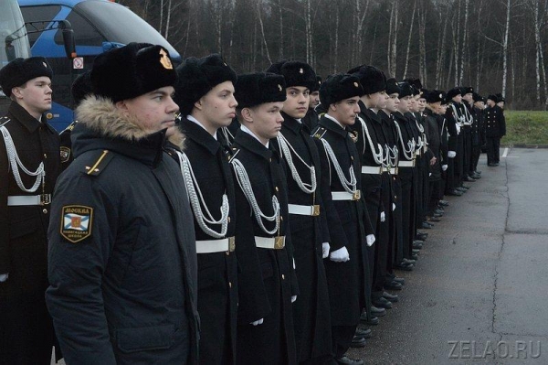 Московские кадеты приняли участие в митинге у мемориала «Штыки»