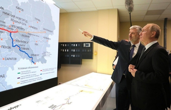 Владимир Путин принял участие в открытии автодороги М11 Москва – Санкт-Петербург