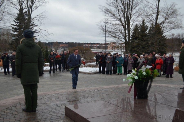 Зеленоградцы почтили память участников контрнаступления под Москвой