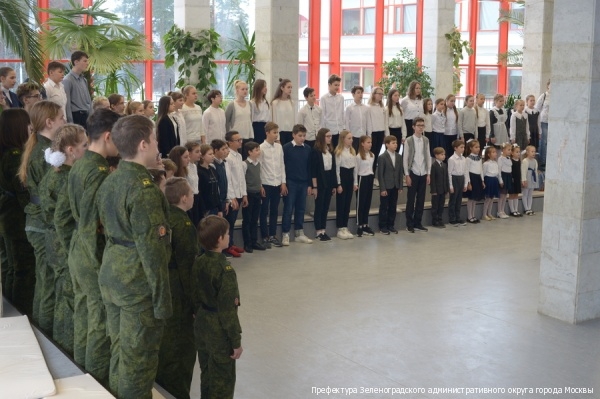 Зеленоградцы присоединились к патриотической акции «С песней – к Победе»