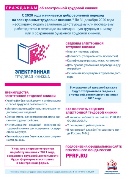 Работодателям и гражданам: Об электронных трудовых книжках