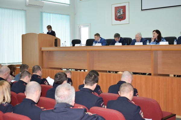 В УВД Зеленоградского АО состоялось оперативное совещание 