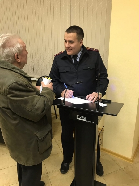 В Зеленоградском округе стартовали отчеты участковых уполномоченных полиции перед населением 