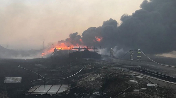 Вблизи Зеленограда произошёл крупный пожар