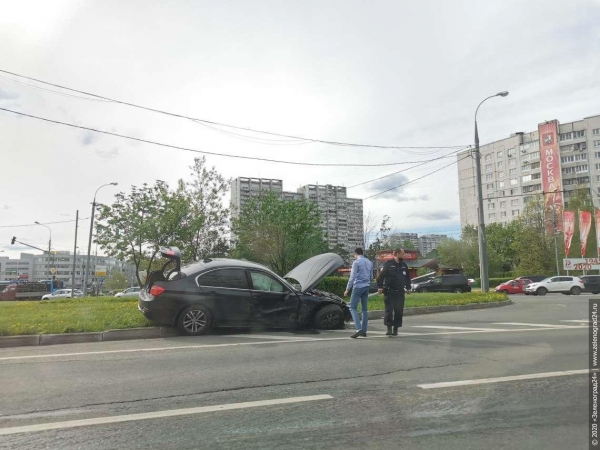В аварии напротив «Иридиума» никто не пострадал