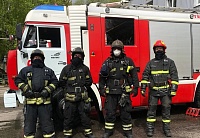 Зеленоградские огнеборцы потушили пожар в корпусе 1126