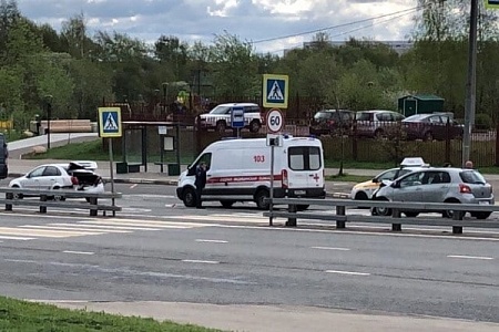 Женщина-водитель пострадала в ДТП на Георгиевском проспекте