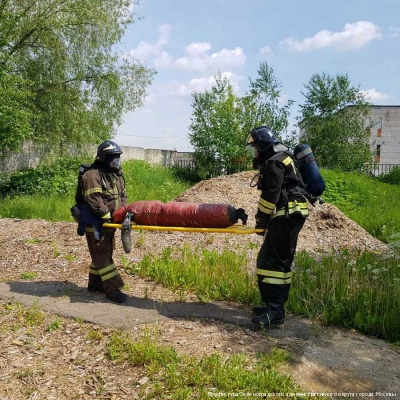 Во всех пожарных частях Зеленограда прошли тренировки по спасению человека в лабиринте