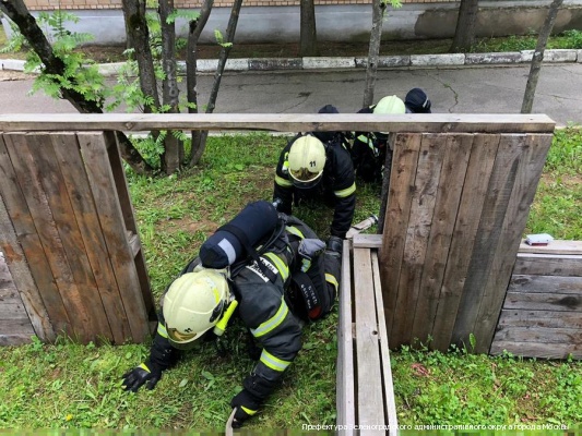 Во всех пожарных частях Зеленограда прошли тренировки по спасению человека в лабиринте