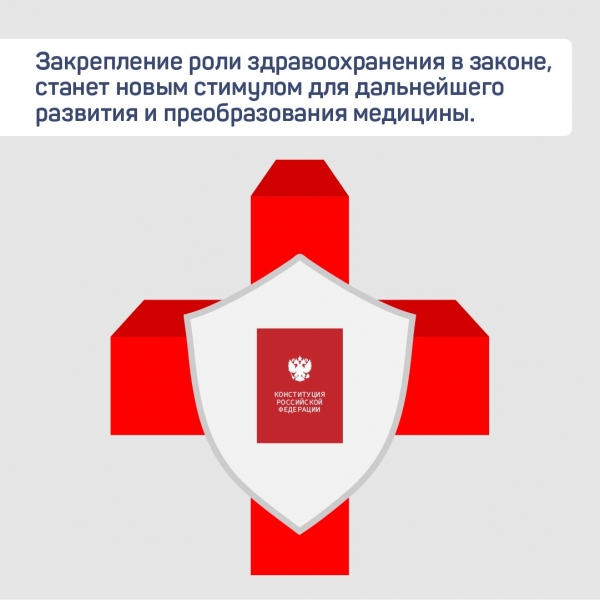 Поправки в Конституцию закрепят медицинские гарантии населения