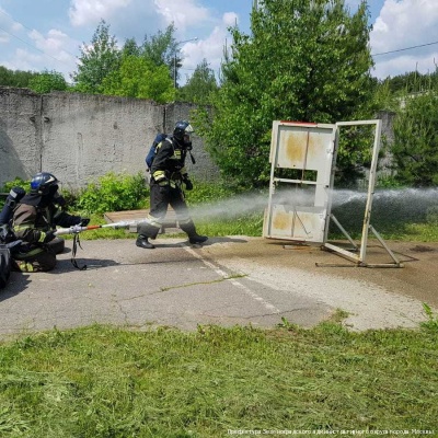 Во всех пожарных частях Зеленограда прошли тренировки по спасению человека в лабиринте