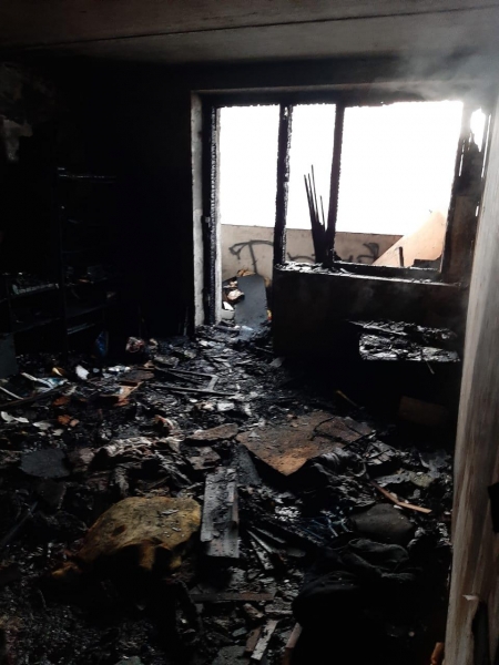 Мужчина погиб при пожаре в квартире в 8 микрорайоне