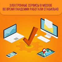 Электронные сервисы в Москве стабильно работали во время режима самоизоляции