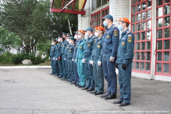 Огнеборцы Зеленограда сразились за звания «Лучшего пожарного» и «Лучшего начальника караула»