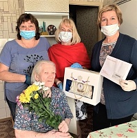 Ветерану Великой Отечественной войны Наталье Ильиной исполнилось 95 лет
