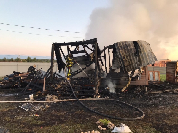 Зеленоградец с трехлетней дочерью погибли при пожаре в дачном доме