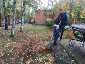 Осенняя уборка - ГКБ Кончаловского