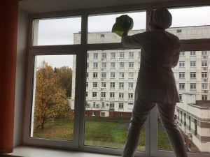 Осенняя уборка - ГКБ Кончаловского