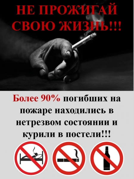 Зеленоградское управление МЧС- не прожигай свою жизнь!