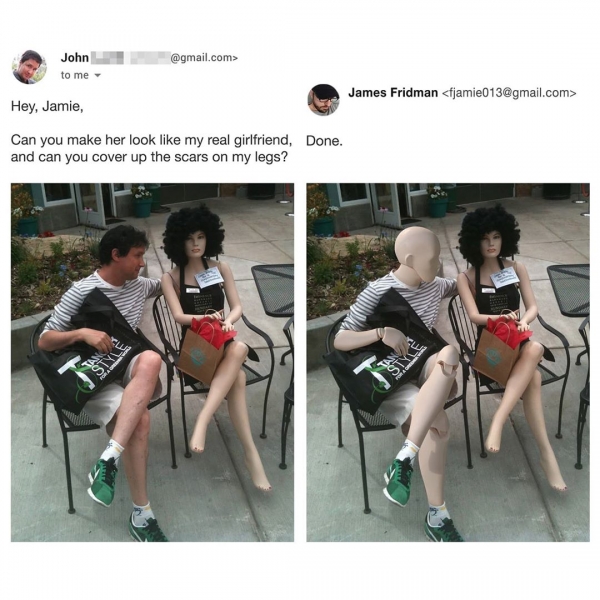 16 очередных шедевров самого усердного и веселого мастера фотошопа Джеймса Фридмана