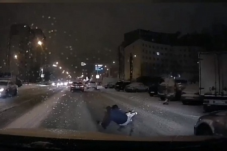 Негроссмейстерские «шашки» на скользкой трассе…